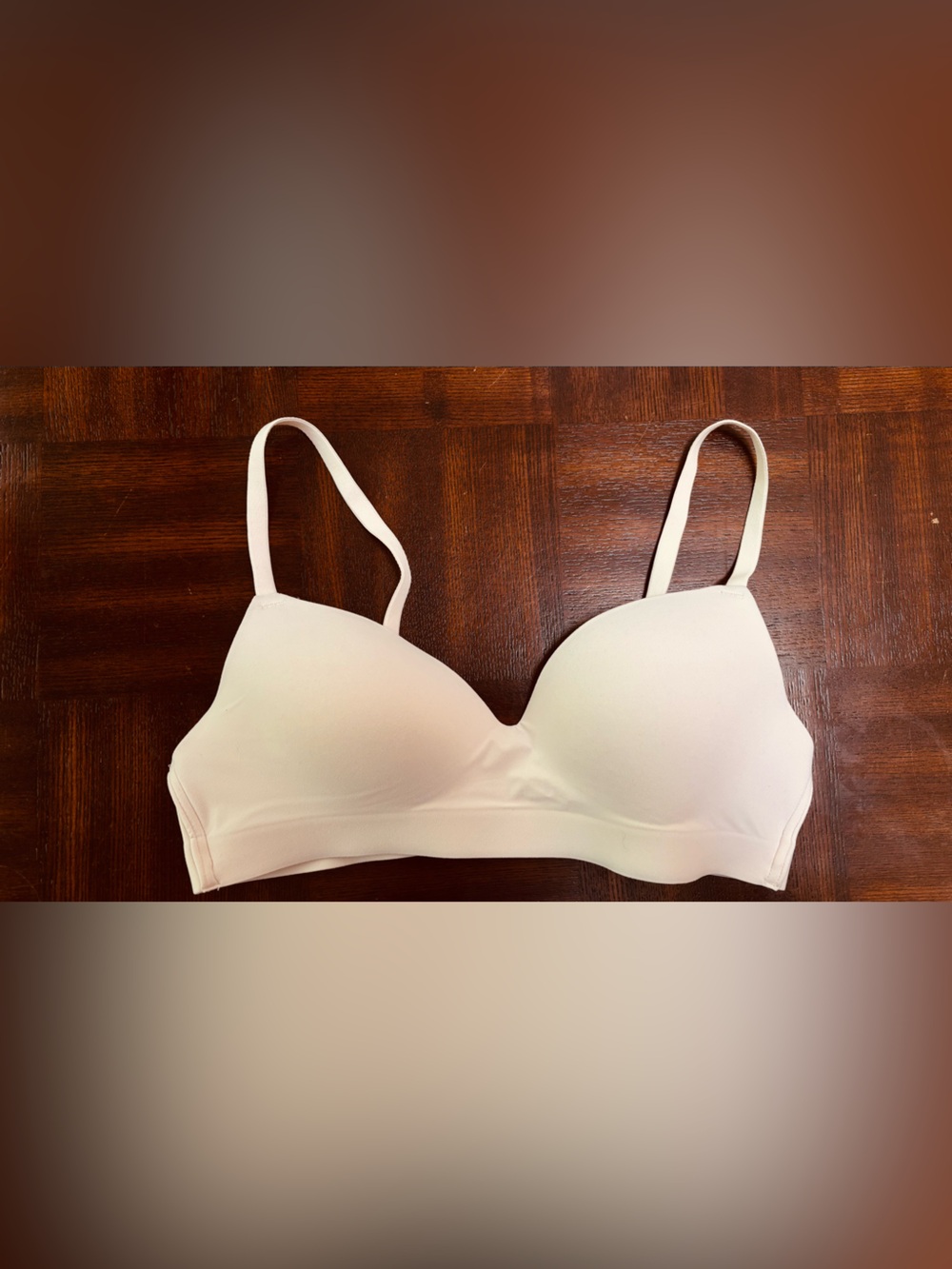 Soma Enbliss Beige Smooth T-Shirt Wireless Bra 36A